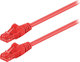 Goobay U/UTP Cat.6 Netzwerkkabel Ethernet 1m Rotes
