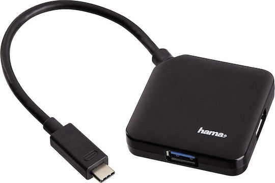 HAMA Hub 4 USB 3.1 Ports with USB-C Connection