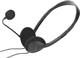 Vivanco Basic RC 36651 Auf dem Ohr Multimedia-Headsets mit Mikrofon und Verbindung 3,5 mm Klinke in Schwarz Farbe