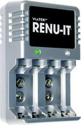 Viatek Renu-it 4 Ladeanschlüsse AA/AAA/9V Viatek Renu-it 4 Ladeanschlüsse AA/AAA/9V