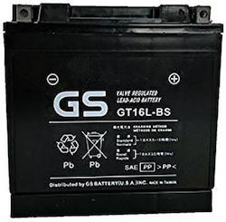GS Μπαταρία Μοτοσυκλέτας Maintenance Fre με Χωρητικότητα 16Ah