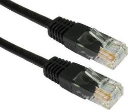 Powertech U/UTP Cat.5e Καλώδιο Δικτύου Ethernet 15m Μαύρο