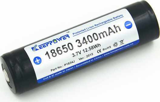 KeepPower P1834J 18650 3400mAh (1τμχ) | Skroutz.gr