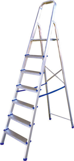 Profal Steel Σκάλα Σιδήρου με 7+1 Σκαλοπάτια 229εκ.