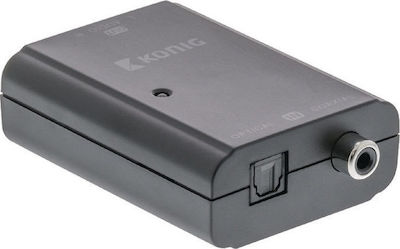 Konig CO2504 Μετατροπέας Coaxial / Toslink female σε RCA 2x female