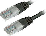 MediaRange U/UTP Cat.6 Καλώδιο Δικτύου Ethernet 1m Μαύρο
