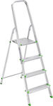 Ladder Aluminum with 3+1 Steps 141.5pcs