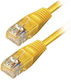TrustWire U/UTP Kat.5 Ethernet Netzwerkkabel 1m Gelb