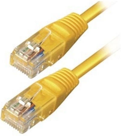 TrustWire U/UTP Kat.5 Ethernet Netzwerkkabel 1m Gelb