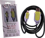 Volte-Tel Geflochten USB-A zu Lightning Kabel Schwarz 1.5m (8146268)
