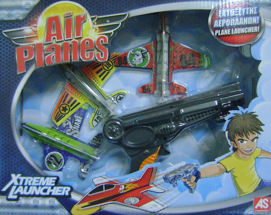 AS Xtreme Launcher Abschussvorrichtung Set mit Flugzeug für 4+ Jahre (Verschiedene Designs) 1Stück 7550-
