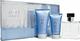 Azzaro Chrome Set Eau de Toilette 50ml, hair & body shampoo 75ml