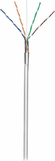 Goobay F/UTP Cat.5e (Gigabit) Καλώδιο Δικτύου Ethernet χωρίς ακροδέκτες 305m Γκρι