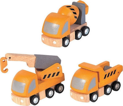 Plan Toys Σετ Συντήρησης Δρόμων Truck 6047