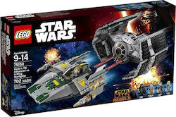 LEGO Star Wars Vader's TIE Advanced vs. A-Wing Starfighter για 9-14 Ετών