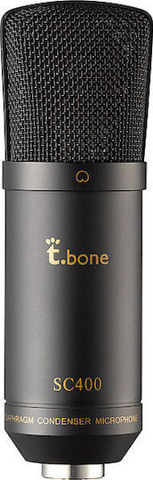 T.Bone SC 400 Πυκνωτικό XLR Microphone Shock Mounted for Vocals