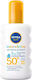 Nivea Babies & Kids Sensitive Protective Водоустойчив Детско Слънцезащитно Спрей SPF50 200мл