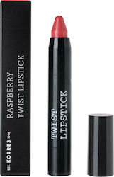 Korres Raspberry Twist Lang anhaltend Bleistift Lippenstift Matt