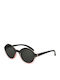 Breo Alexa Black/Pink Fade Women's Sunglasses with Black Plastic Frame