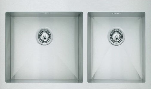 Macart Legent N-175 Drop-In Sink Left Inox Satin W81xD51cm Silver