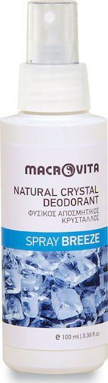 Macrovita Breeze Αποσμητικός Κρύσταλλος σε Spray 100ml