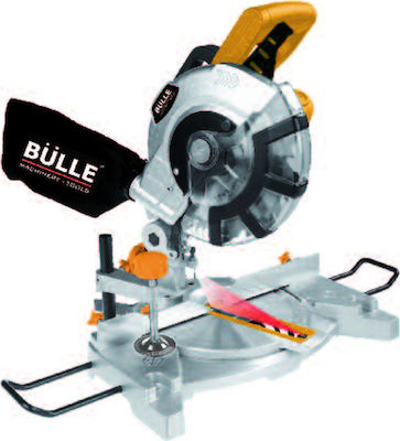 Bulle Fierăstrău circular Cu alimentare la rețea Cu glisare cu Putere 1400W, Ghid Laser și Disc de tăiere cu diametrul 210mm