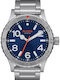 Nixon 46 Men's Watch 46mm Battery with Silver Metal Bracelet