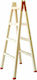 Profal Professional Ladder Wooden with 2x6 Steps 200cm
