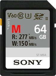 Sony SDXC 64GB Clasa 10 U3 V60 UHS-II