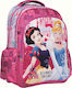 Gim Princess School Bag Backpack Elementary, Elementary Fuchsia with Water bottle holder