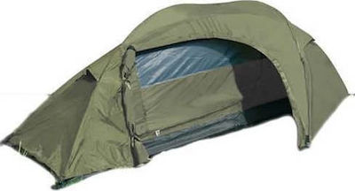 Mil-Tec Od 1-man Tent ′Recom′ Σκηνή Camping Igloo Χακί με Διπλό Πανί 3 Εποχών για 1 Άτομο 240x135x85εκ.