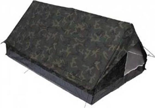 MFH MFH Tent Minipack 2 Woodland Σκηνή Camping Μαύρη για 2 Άτομα