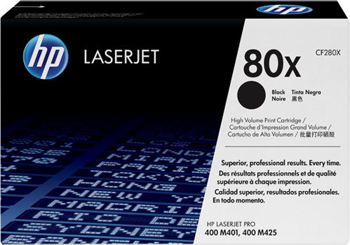 HP 80x Contract Original Toner Laser Printer Black High Yield 6900 Pages (CF280XC)