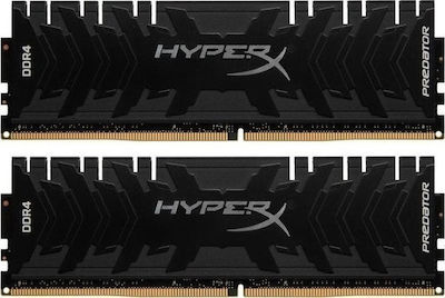 HyperX Predator 16GB DDR4 RAM με 2 Modules (2x8GB) και Ταχύτητα 3200 για Desktop
