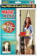 Magic Mesh Plasă Ușa Magnetic Neagră din Poliester 220x100cm ADD0417