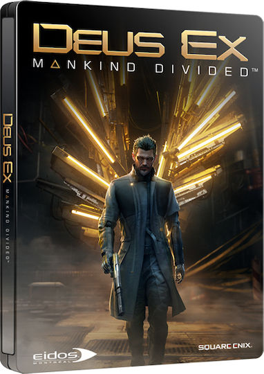 Deus Ex Mankind Divided Стоманена книга Издание PC Игра