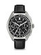 Bulova Special Edition Moon Chronograph Herrenuhr 45mm Chronograph Batterie mit Schwarz Lederarmband