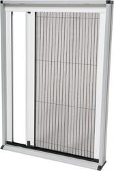 Primo Disegno Smart Screen Door Pleated White from Aluminum 185x185cm