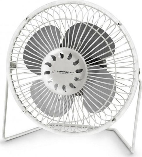 Esperanza USB Office/Home Rotating Fan White Yugo White EA149W