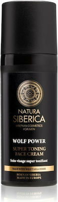 Natura Siberica Men Wolf Power Moisturizing 24h Day/Night Cream for Men Suitable for All Skin Types 50ml