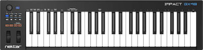 Nektar Midi-Tastatur Impact GX mit 49 Tasten Schwarz