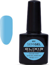 Elixir Semi Gel Semi-Permanent Nail Polish 851 ...