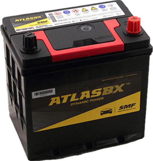 AtlasBX Batterie Auto mit Kapazität 38Ah und CCA 350A
