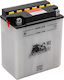 Power Batteries Freshpack Motorradbatterie 140A mit Kapazität 12Ah
