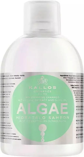 Kallos Algae Moisturizing Shampoos Reconstruction/Nourishment & Hydration for All Hair Types 1000ml