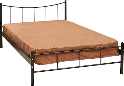 Κρεβάτι Υπέρδιπλο Μεταλλικό Χαμογελο 160x200cm