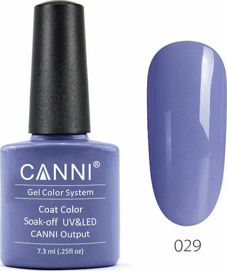 Canni Classic Хибриден Лак за Нокти 029 Бледо лилаво синьо 7.3мл 1бр