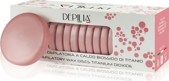 Depilia Hair Removal Wax in Discs for Face & Body for Sensitive Skin Titanium 400ml