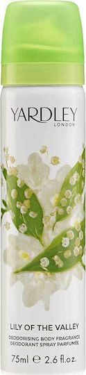 Yardley London Lilly Of The Valley Spray Deodorant Pentru Corp 75ml