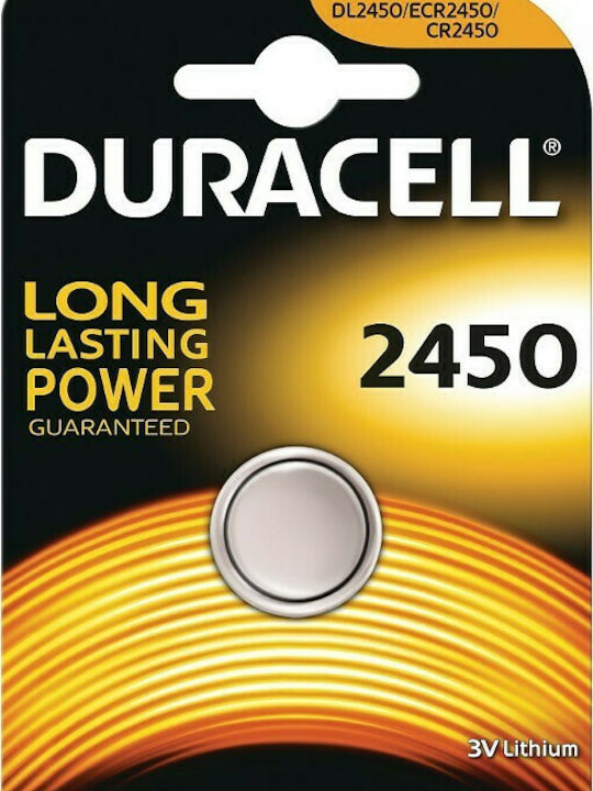 Duracell Electronics Lithium Watch Battery CR2450 3V 1pcs